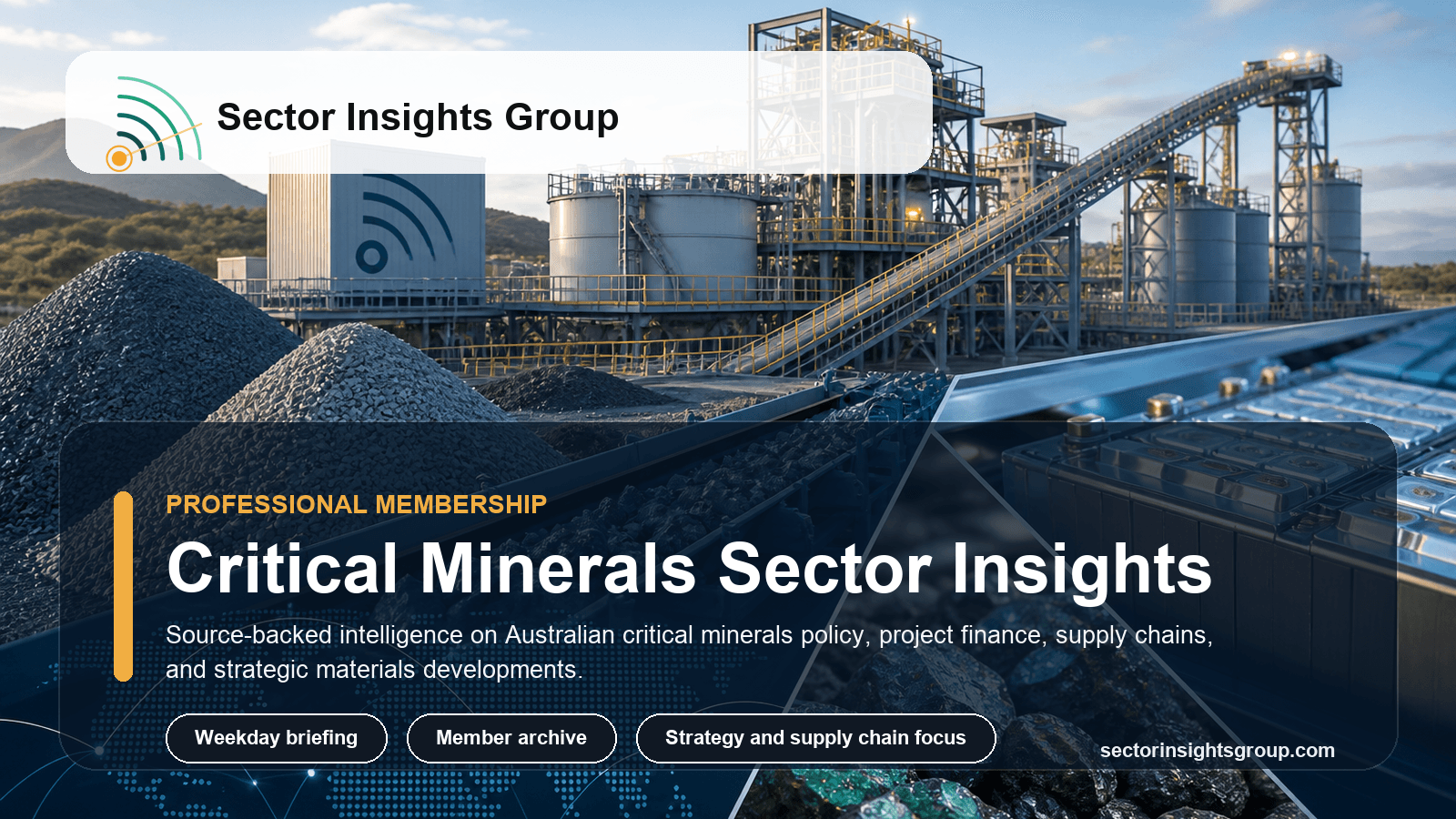 Critical Minerals Sector Insights product preview artwork