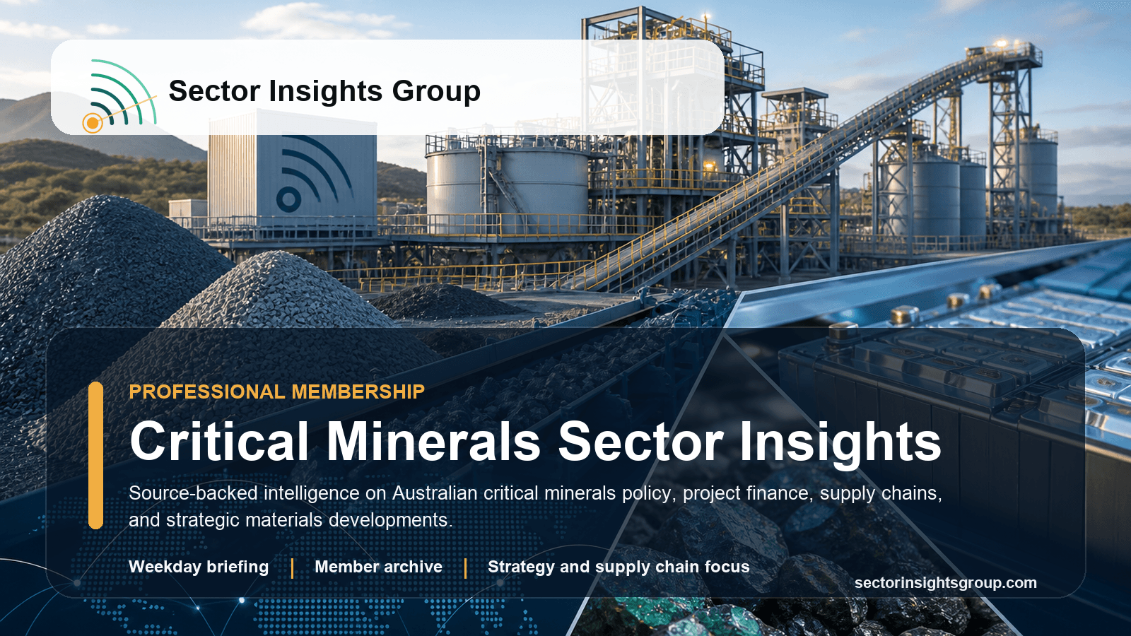 Critical Minerals Sector Insights product preview artwork