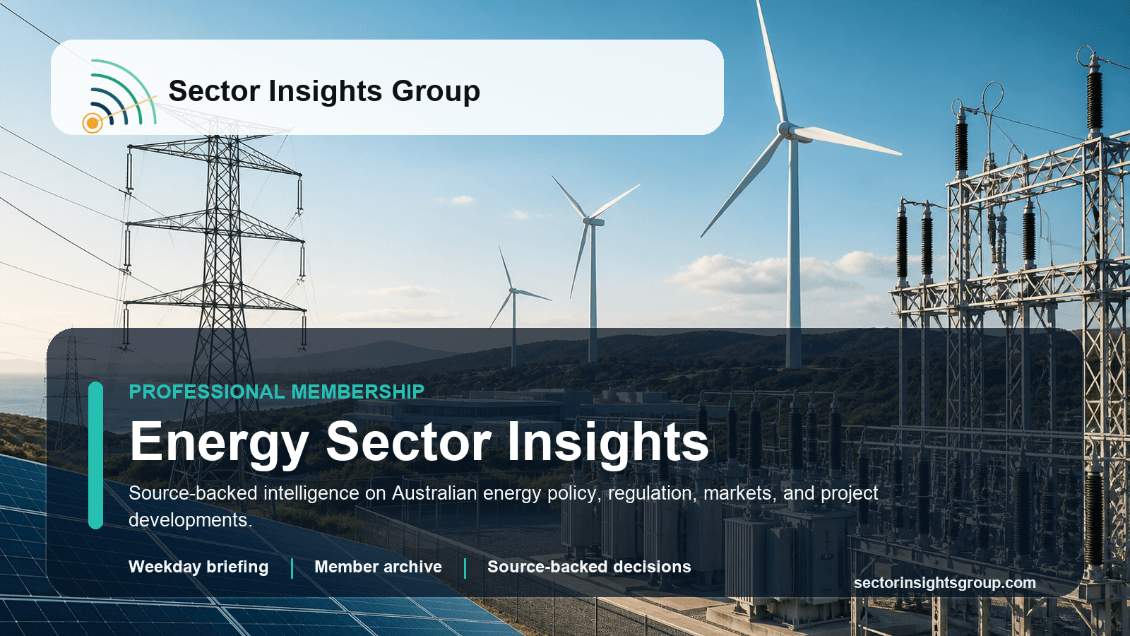 Energy Sector Insights product preview artwork