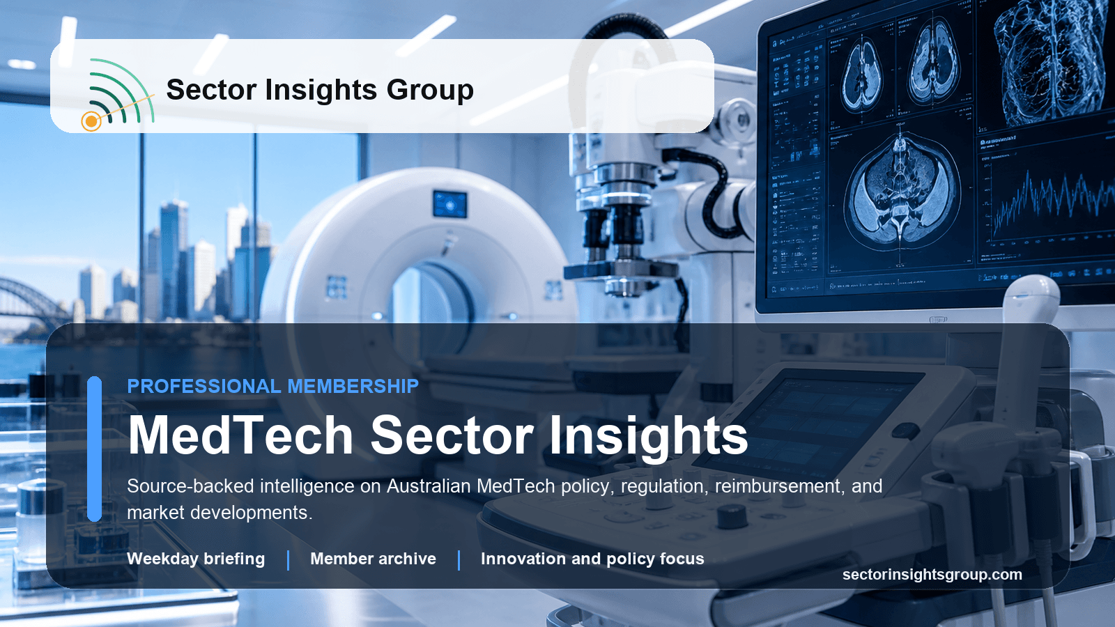 MedTech Sector Insights product preview artwork